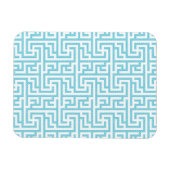 Leichtes blaues und weißes Labyrinth Magnet (Horizontal)