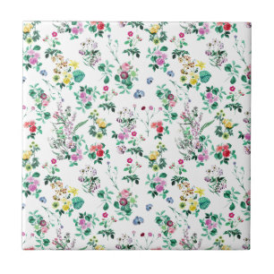 Leichtes Blumenmuster Fliese