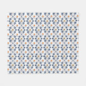 Leichtes Blumenthema auf Fleece Blanket (Vorderseite (Horizontal))