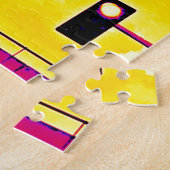 Leichtes Foto Gelb rosa Abenteuer Grad Puzzle (Seite)