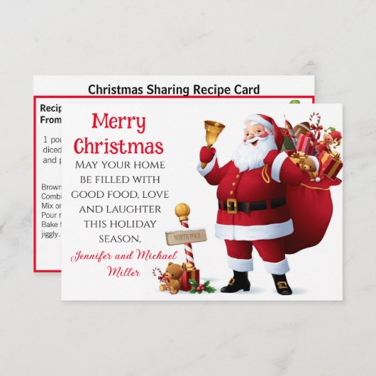 Leichtes Frühstück Casserole Rezept Weihnachten te (Vorne/Hinten)