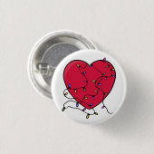 Leichtes Herz Button (Vorne & Hinten)