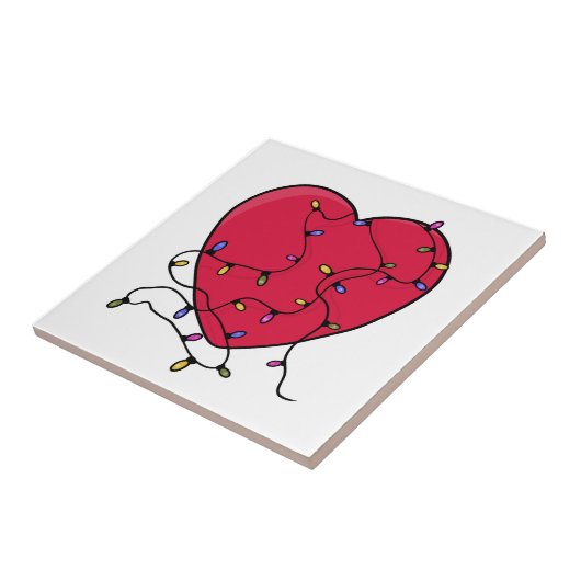 Leichtes Herz Fliese (Seite)