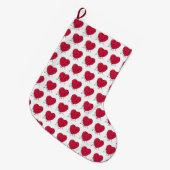 Leichtes Herz Großer Weihnachtsstrumpf (Vorderansicht (hängend))