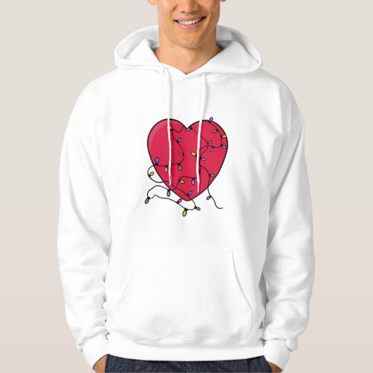 Leichtes Herz Hoodie (Vorderseite)