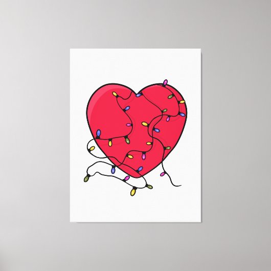 Leichtes Herz Leinwanddruck (Vorderseite)