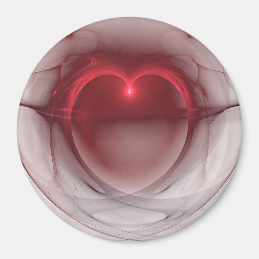 Leichtes Herz Magnet (Vorne)