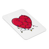 Leichtes Herz Magnet (Rechte Seite)