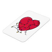 Leichtes Herz Magnet (Linke Seite)