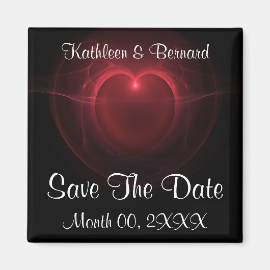 Leichtes Herz Magnet (Vorne)