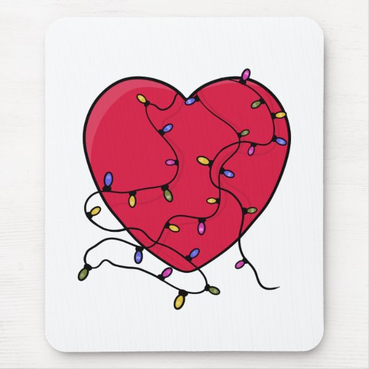 Leichtes Herz Mousepad (Vorne)