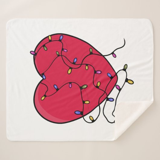 Leichtes Herz Sherpadecke (Vorderseite (Horizontal))