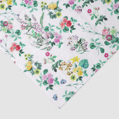 Leichtes hübsches Blumenmuster Seidenpapier (Ausschnitt)