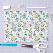 Leichtes hübsches Blumenmuster Seidenpapier (Handwerk)