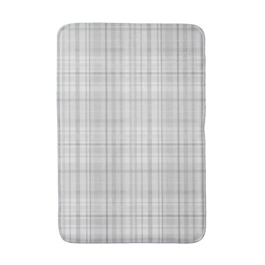 Leichtes, Kariertes Muster Minimal Chic Design Badematte (Vorderseite Vertikal)