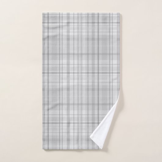 Leichtes, Kariertes Muster Minimal Chic Design Badhandtuch Set (Handtuch)