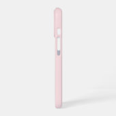 Leichtes Misty Rose Schutzcase iPhone 16 Hülle (Linke Seite)