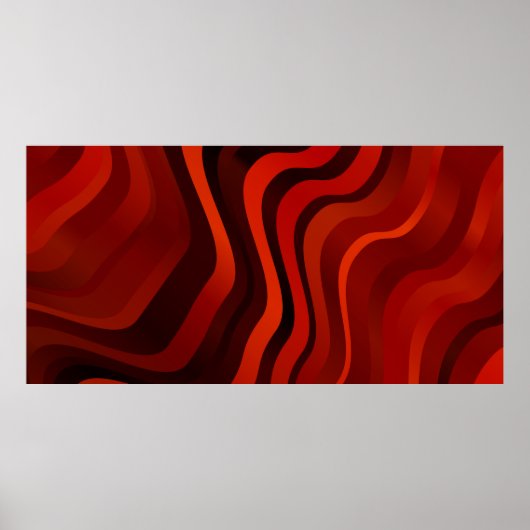Leichtes Orangefarbenes Muster mit Linien. Farbige Poster (Vorne)