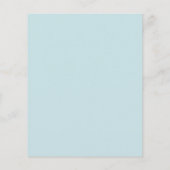 LEICHTES PASTEL BLAU HINTERGRUND BOY TEMP FLYER (Hinten)