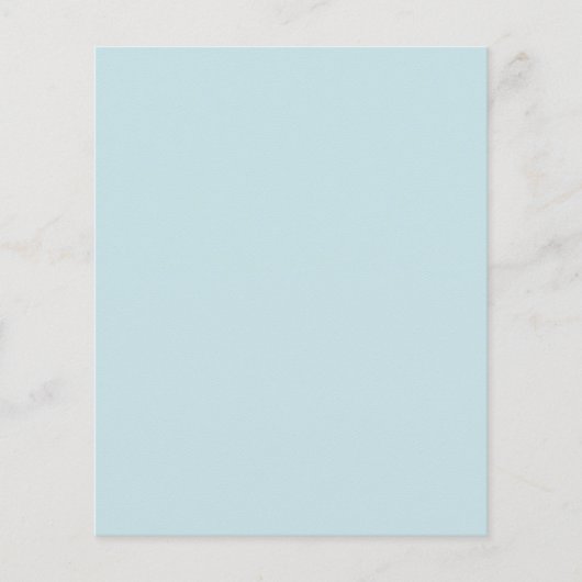 LEICHTES PASTEL BLAU HINTERGRUND BOY TEMP FLYER (Vorne)