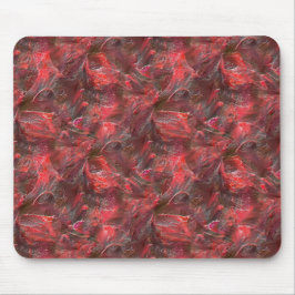 Leichtes Relief in Textur mit rotem Wachs überzoge Mousepad