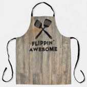 Leichtes Rustikales Holzkorn, Flippin Schürze (Vorderseite)