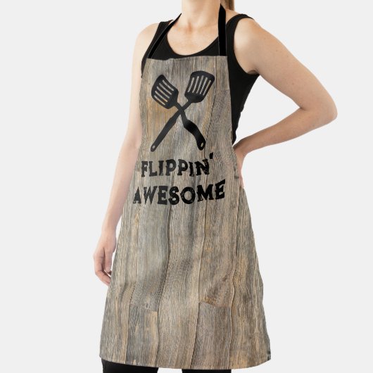 Leichtes Rustikales Holzkorn, Flippin Schürze (InSitu)