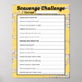 Leichtes Schavenger-Jagdeis Poster (Vorne)