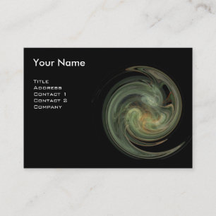 LEICHTES VORTEX MONOGRAM Lebendes, schwarz-graues Visitenkarte