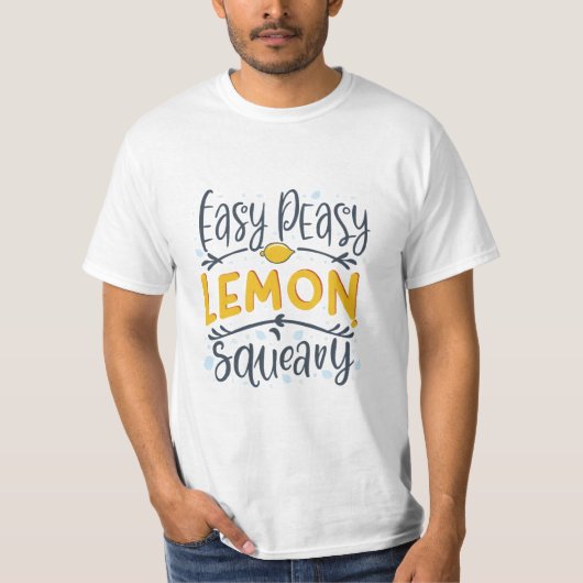 leichtes Zitronenexzept T-Shirt (Vorderseite)
