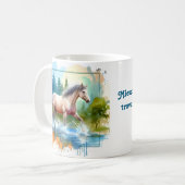 Leichtfertigkeit in der Abenddämmerung, wunderschö Kaffeetasse (Vorderseite Links)