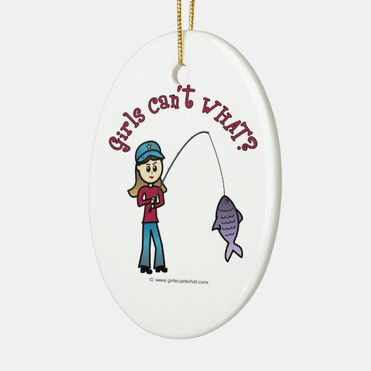 Leichtfischer Keramik Ornament (Links)