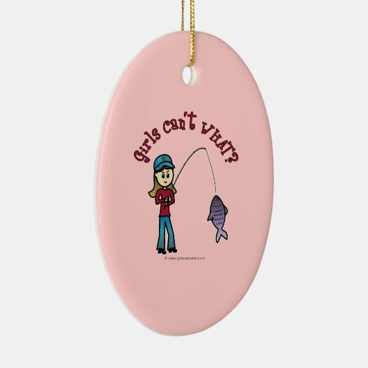 Leichtfischer Keramikornament (Rechts)