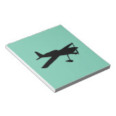 Leichtflugzeug-Flugzeug Notizblock (angewinkelt)