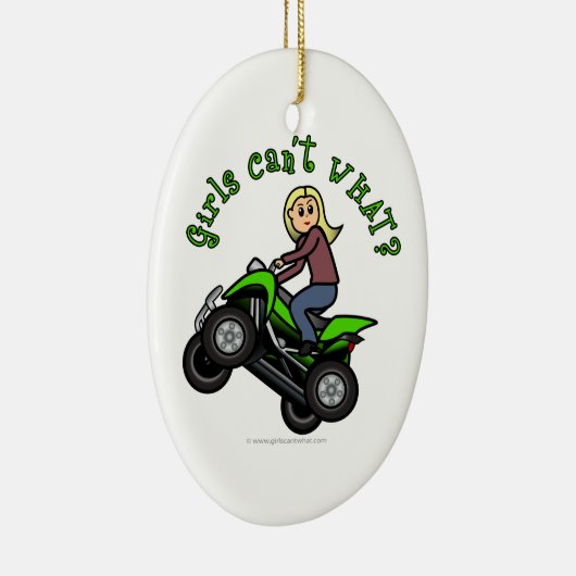 Leichtflugzeug| Vier Räder Keramikornament (Rechts)