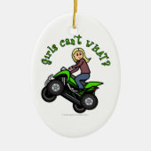 Leichtflugzeug| Vier Räder Keramikornament (Vorne)