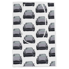 Leichtgrau-Elektrofahrzeug SUV-Fahrzeug Mittlere Geschenktüte