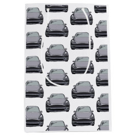 Leichtgrau-Elektrofahrzeug SUV-Fahrzeug Mittlere Geschenktüte