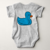 Leichtgummi-Duckkarosserieanzug Baby Strampler (Rückseite)