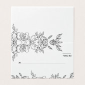 Leichtigkeit der Rose beim Hochzeitssitzen der Sit (Außenseite Aufgefaltet)