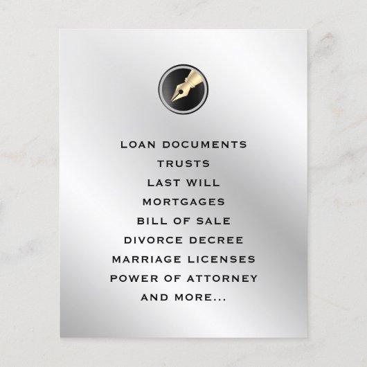 Leichtmetallene Imitate mit Logo Flyer (Hinten)