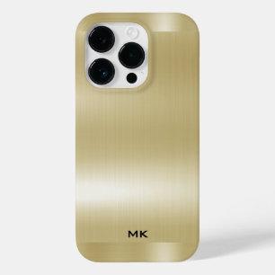 Leichtmetalltextur aus Edelstahl-Look Case-Mate iPhone 14 Pro Hülle