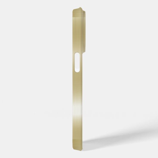 Leichtmetalltextur aus Edelstahl-Look Case-Mate iPhone Hülle (Rückseite / Rechts)