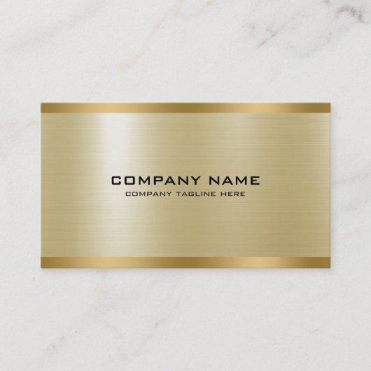 Leichtmetalltextur aus Edelstahl-Look Visitenkarte (Vorderseite)