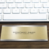 Leichtmetalltextur Silber Akzent Visitenkarte