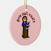 Leichtpolitiker Keramikornament (Rechts)