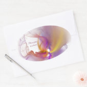 Leichtrauchen Ovaler Aufkleber (Umschlag)