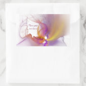 Leichtrauchen Rechteckiger Aufkleber (Tasche)