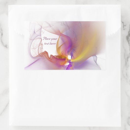 Leichtrauchen Rechteckiger Aufkleber (Tasche)