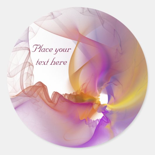 Leichtrauchen Runder Aufkleber (Vorderseite)